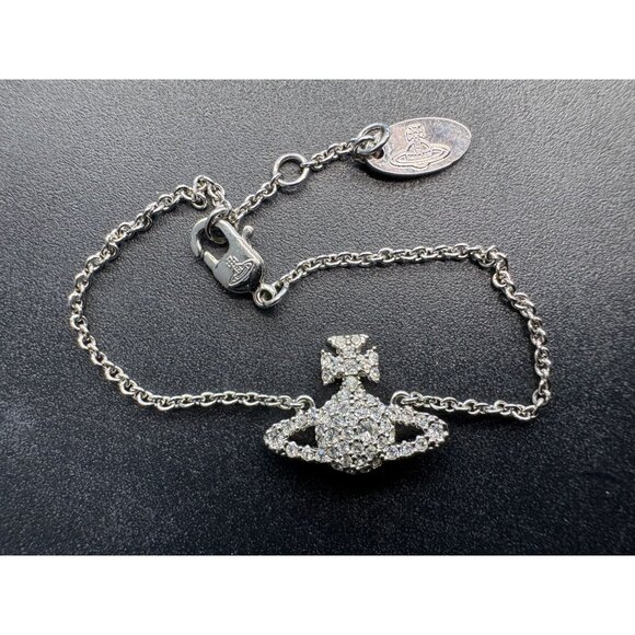 Vivienne Westwood Mini Bas Relief Chain Bracelet - Picture 1 of 9